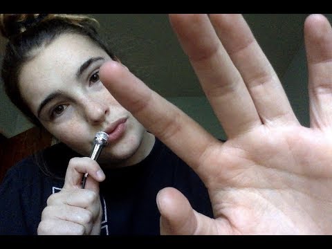 ASMR| Mini Microphone Series | TRIGGER WORDS | EXTREME MOUTH SOUNDS | LIP GLOSS | HAND MOVEMENTS|