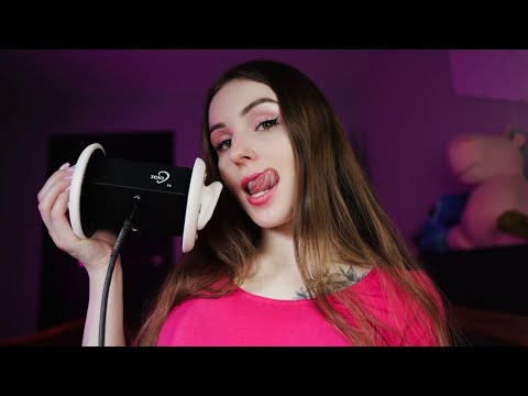 ASMR EAR LICKING & MOUTH SOUNDS