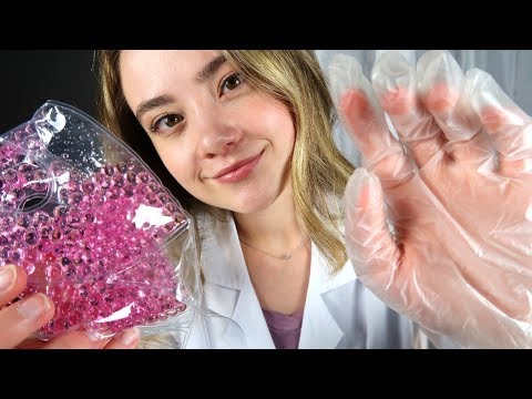 ASMR DOCTOR RESEARCHES YOUR TINGLES ROLEPLAY! Satisfying Peeling, Tapping Wood Sounds, Latex Gloves