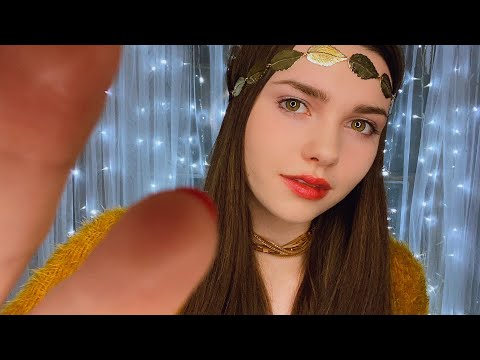 ASMR Face Touching + Up Close Whispers For Sleep | Personal Attention