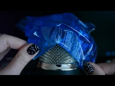 ASMR An Ice Pack On Your Head . Tapping . Crinkles . Sticky Sounds . No Talking