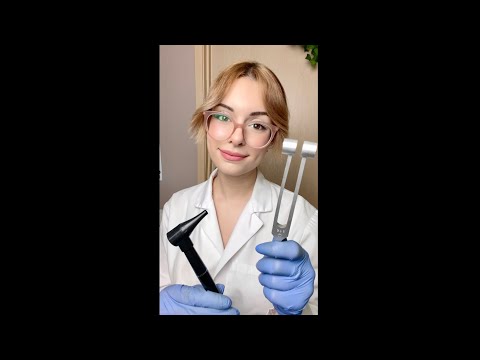 ASMR FAST Ear Nose & Throat Exam #shorts Doctor Roleplay medical examination & personal attention 🌸