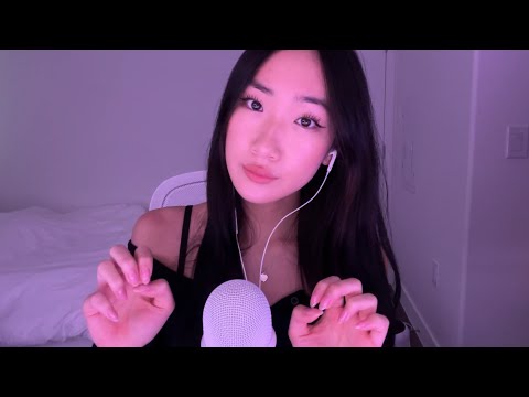 ASMR nail tapping, some trigger words 🤍