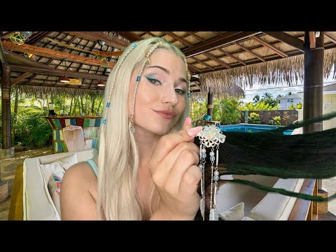 ASMR Toxic Influencer Does Your Hair at a Pool Party (Roleplay, Personal Attention)