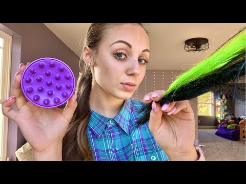ASMR || Scalp and Head Massage! Combing and Scratching Your Hair! (Layered Sounds)