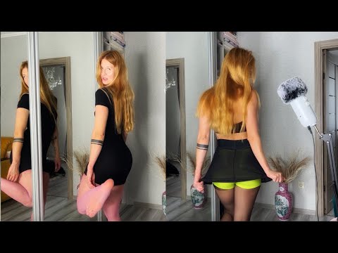 Nylon Pantyhose and Dresses Try On Haul. Help Me To pick up an outfit to go out. Nylon Tights Try On