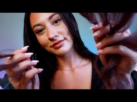 ASMR Friend Plays With Your Hair Until You Fall Asleep 😴 hair play personal attention roleplay