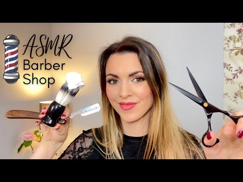 ASMR Barber Shop | Men's VIP Haircut, Wash and Shave | (Soft Spoken Roleplay)