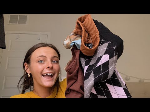 ASMR| SHEIN Haul/Try On with Fabric Scratching