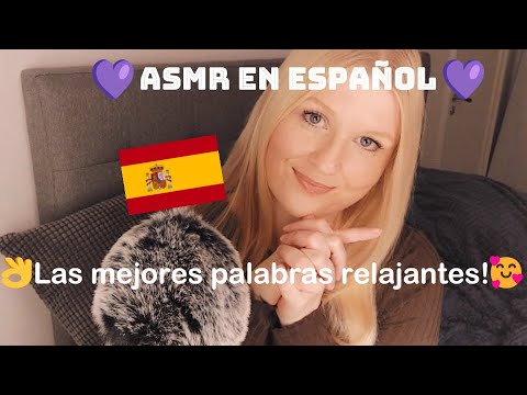 ASMR en Español! ❤️🙂 (Chica sueca intenta hablar español!) ASMR in Spanish :)