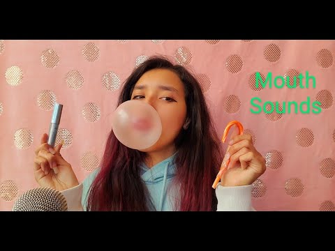 ASMR/ Lipgloss, Lollipop Eating and Bubble Gum