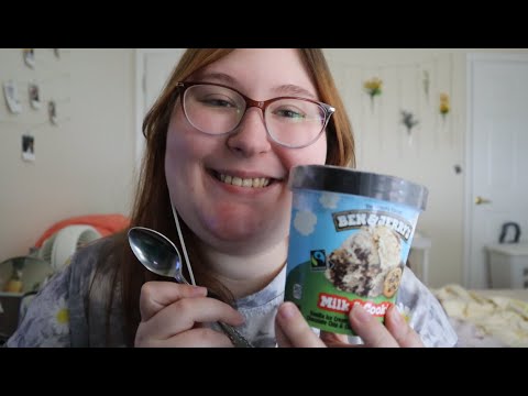 ASMR | Ben and Jerry's Ice Cream | Eating Sounds | Requested Video