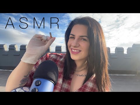 ASMR REQUEST | Smoking With Rubber & Latex Gloves (Whispering & Hand Movements) ☀️🧤