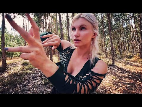 Plucking Away Your Worries And Throwing Them In The Woods! Nature ASMR