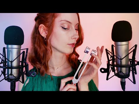(Longer WITH Striking Sounds) Positive Affirmations / Motivational ASMR With Tuning Fork Humming