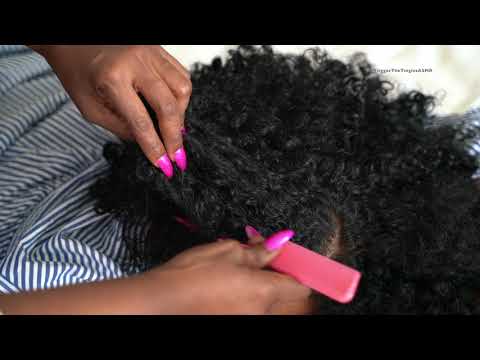 ASMR Scalp Inspection | Pin Tail Comb | Lice Check