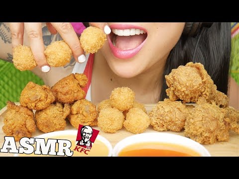 ASMR KFC FRIED CHICKEN Thailand *FRIED CHEESE BALL + WING ZAAP (EATING SOUND) NO TALKING | SAS-ASMR