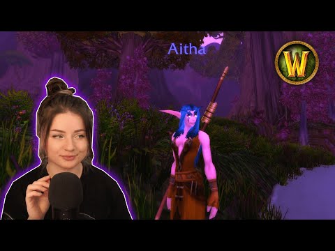 ASMR | Leveling a Night Elf in Teldrassil (Classic WoW: The Burning Crusade) ✨