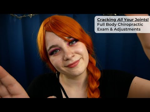 🌟 Cracking ALL Your Joints! | Full Body Chiropractic Exam & Adjustment 🩺 | Soft Spoken RP