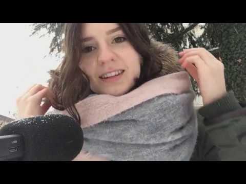 АСМР Снежок, Хруст Снега & Одежды ❄ ASMR Snow, Clothes Sounds, Russian Whisper 🇷🇺