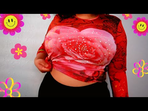 ASMR Whispered Y2K Clothing Haul & Try on | Fabric Sounds & Scratching