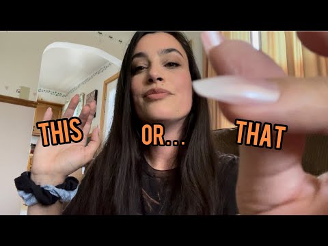 THIS or THAT? | Fast Aggressive ASMR Hand Sounds, Visuals & Mouth Sounds