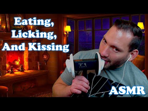 ASMR - Eating, Licking, And Kissing your Ears