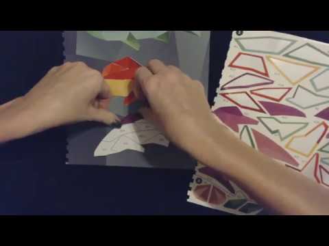 ASMR | Creating Sticker-By-Number Pictures (Whisper)