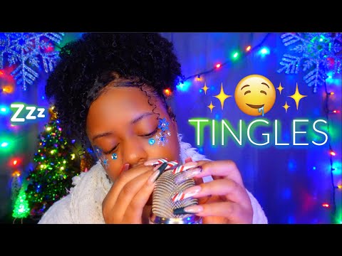ASMR ♡✨SCRATCHING + MOUTH SOUNDS FOR SOOO MANY TINGLES 💙💤😴