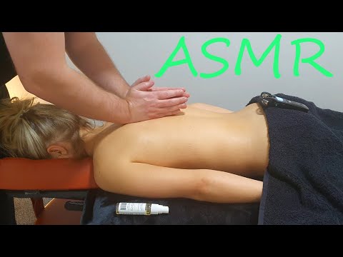 [ASMR] Back Massage To Melt Your Stress [No talking][No Music][Massage Sounds]