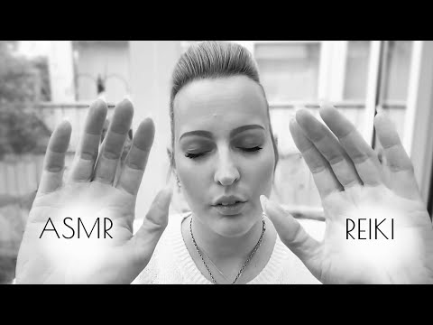 ASMR Black & White Visual Triggers 🙌 Cleansing Reiki Healing 🔇 NO TALKING