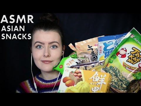 ASMR Trying Asian Snacks (Seaweed, Candy, Ramune) | Eating Sounds | Chloë Jeanne ASMR