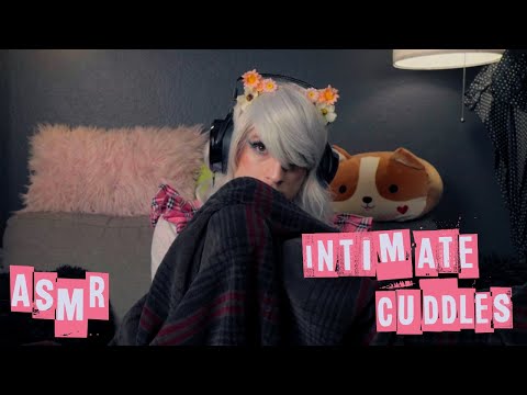 ASMR Dark Cozy Femboy Cuddles  - Affectionate Dialogue, Intimate Bass, and Sensitive, Tingly Kisses