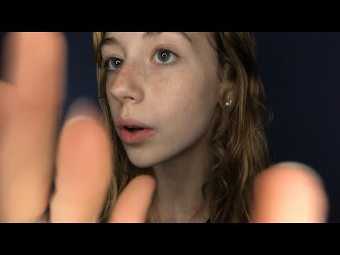 ASMR ~ inaudible whispering | (with tingly triggers + hand movements) 🗣