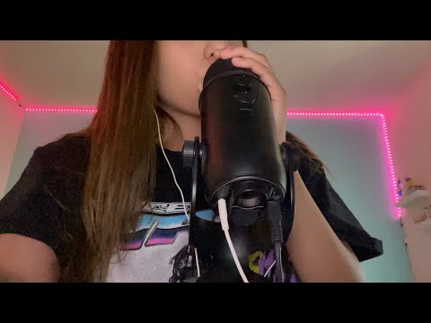 ASMR|| Mouth Sounds + Water