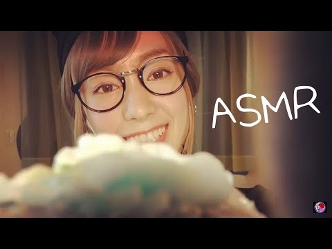 [ASMR]パチパチフォーム＋寝れる音/shaving cream/Candy popping/Sleepy sounds overlap