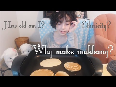 MUKBANG: Q&A + make pancakes with me