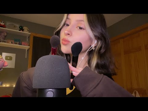 ASMR FAST Up Close Mouth Sounds, Mic Triggers, Hand Sounds, Brushing, Invisible Triggers 🪄