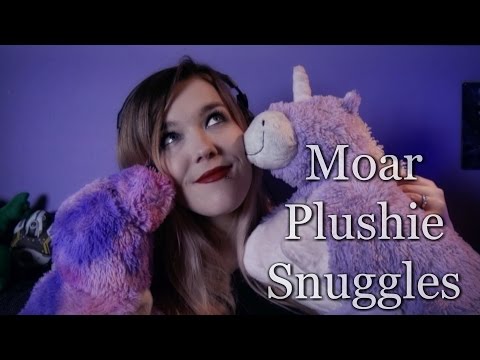 ☆★ASMR★☆ Plushie Snuggles | Show & Tell, Fabric sounds | Part 2