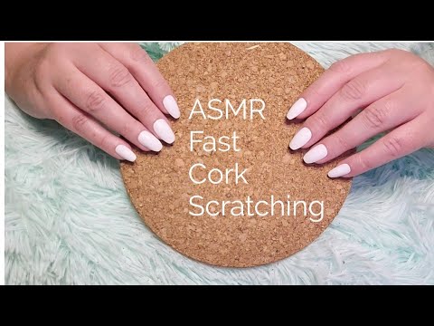 ASMR Fast Cork Scratching-No Talking