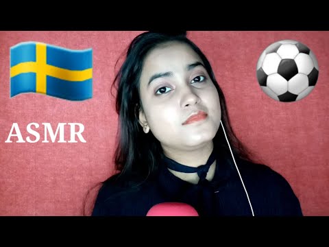 ASMR Sweden Top Football Club Names with Mouth Sounds P2 (ASMR Swedish)