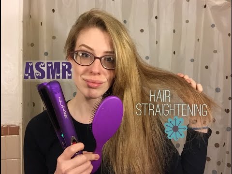ASMR Hair Straightening (NO Talking)(REQUESTED)