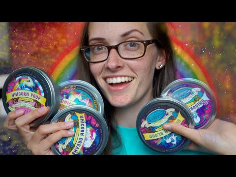 ASMR PUTTY IN YOUR EARS - UNICORNS!! 🦄