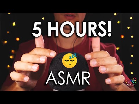 5 HOURS [ASMR] RELAXING  SCRATCHING and TAPPING to FALL ASLEEP (No Talking)