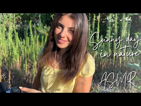 4K ASMR: RELAXING DAY IN NATURE 🍃 whispers and natural sounds