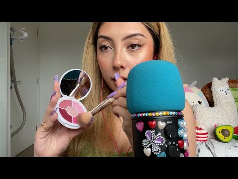 ASMR bestie does your makeup in 5 minutes 💞😋💄 ~fast and aggressive roleplay~ | Whispered