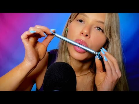 🤍 [ASMR] Pen Nibbles + Bite Sounds +  Invisible Doodles + Whispers + more for Tingle Immunity