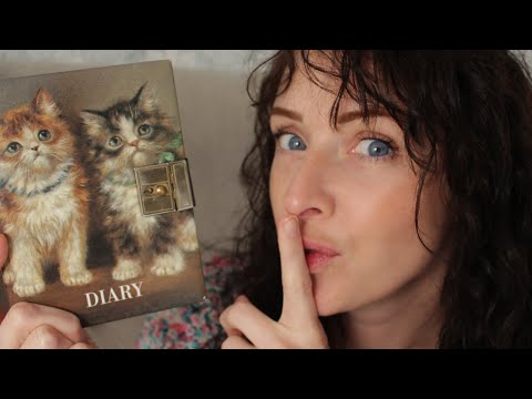 ASMR | Reading My Childhood Diary 🧸 Up Close Soft Speaking