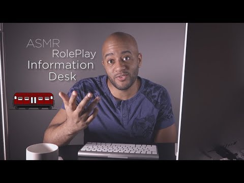 ASMR Role Play | Information Desk | Layered Sounds | Soft Spoken