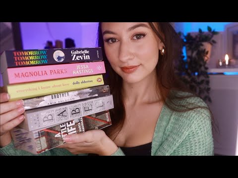 ASMR Relaxing Book Recommendations & Triggers 📚 tapping, tracing, whispering